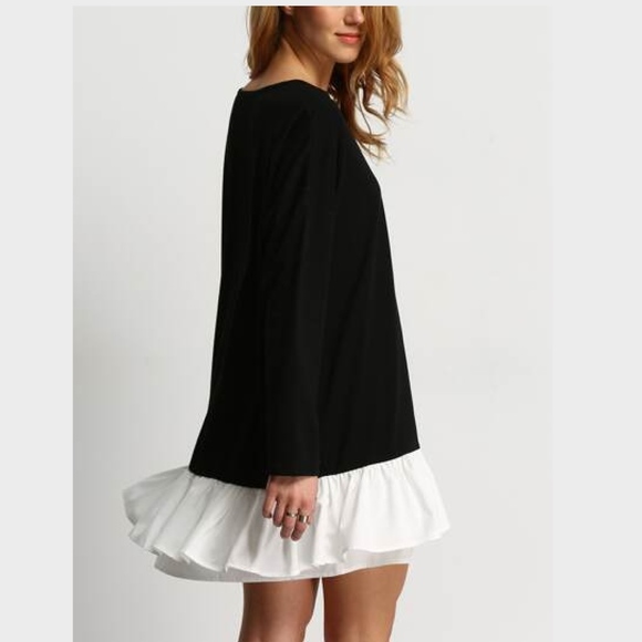 Oversized Long Sleeve T-shirt Dress - Picture 3 of 7